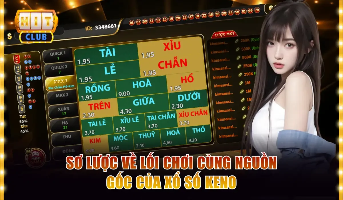 Keno - Luật Chơi Và 3+ Chiến Thuật Vàng Trên Hitclub 2 Sơ lược về lối chơi cùng nguồn gốc của xổ số Keno